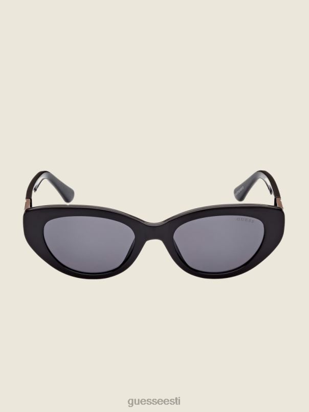 värvilised plastikust kassisilma päikeseprillid must GUESS tarvik naised BB4BB3760