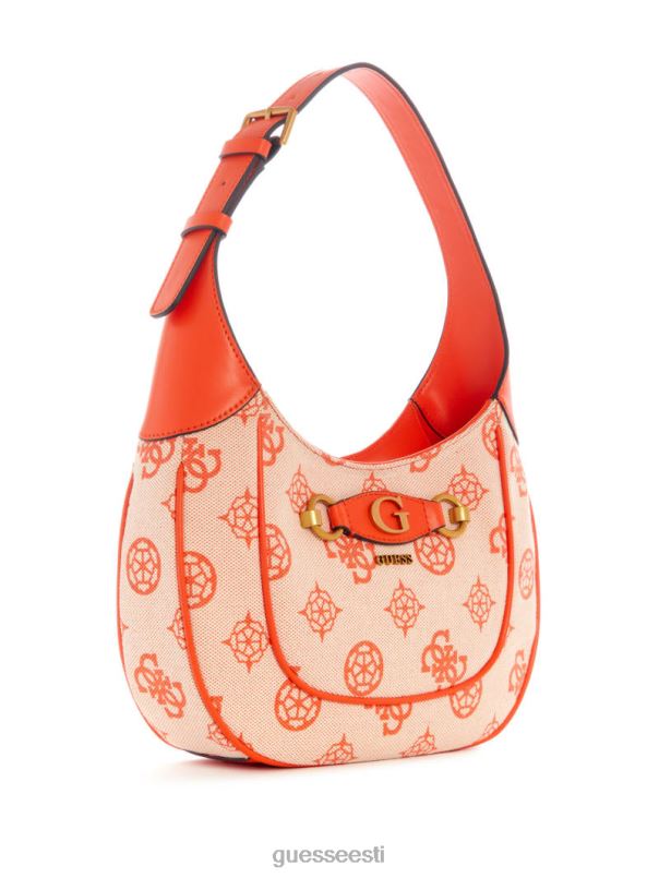 izzy logoga hulkurkott oranž/heleoranž GUESS kotid naised BB4BB3066