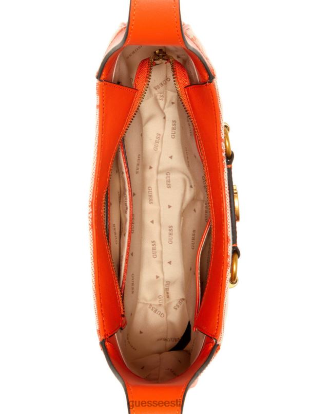 izzy logoga hulkurkott oranž/heleoranž GUESS kotid naised BB4BB3066