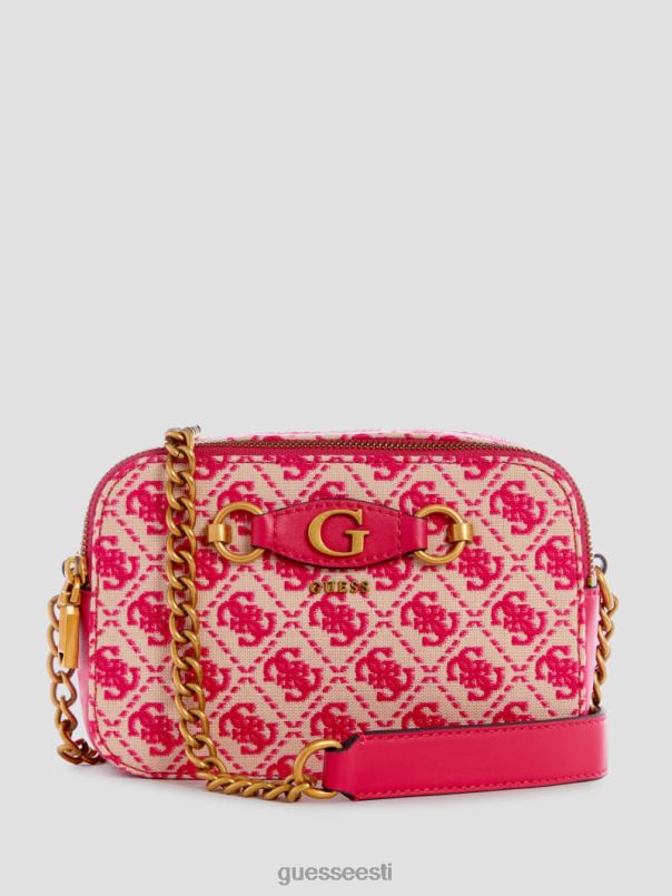 izzy jacquard logoga kaamerakott vert/malibu lubi GUESS kotid naised BB4BB2752