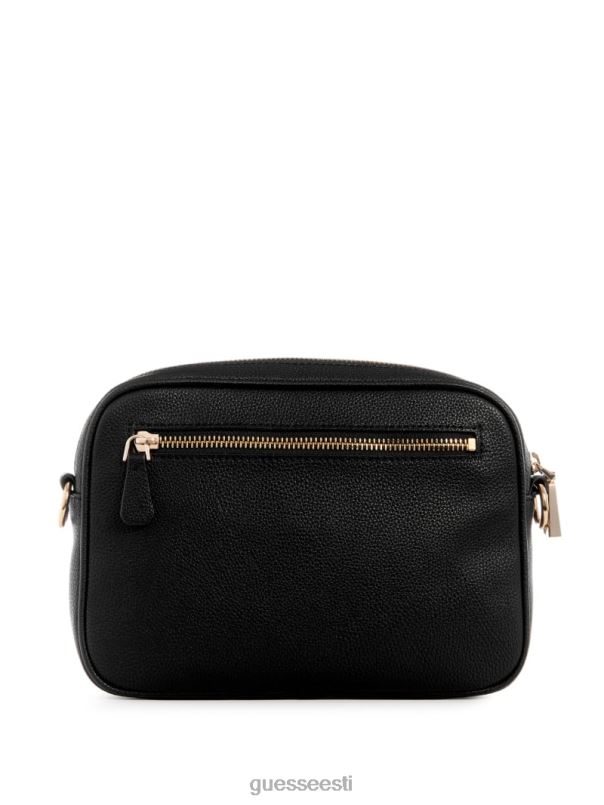 meridiaani kaamerakott must lilletrükk GUESS kotid naised BB4BB2758