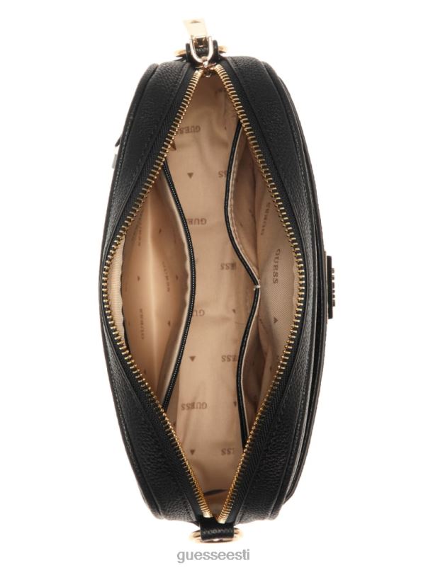 meridiaani kaamerakott must lilletrükk GUESS kotid naised BB4BB2758