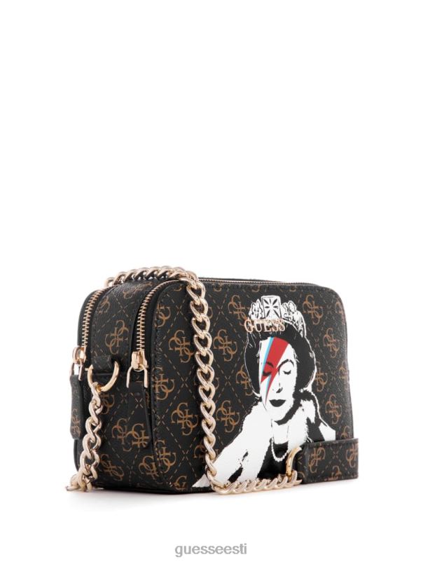 queen quattro g logoga kaamerakott bleu/la bamba pesu GUESS kotid naised BB4BB2894