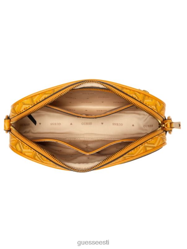 vikky kaamerakott kollane logo GUESS kotid naised BB4BB2897