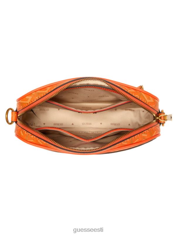 vikky kaamerakott oranž logo GUESS kotid naised BB4BB2949