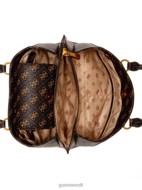 Alexie tüdruksõbra kott pruun multi GUESS kotid naised BB4BB3206