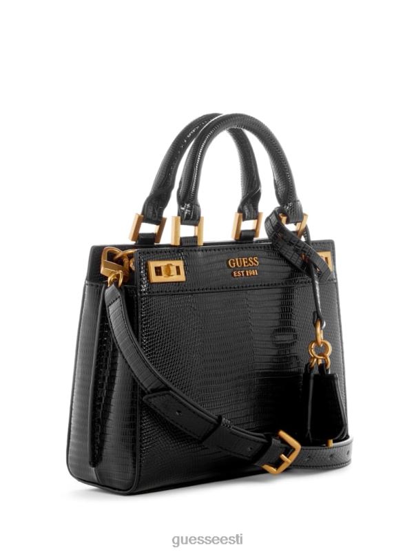 Katey Lizard minikott must lilletrükk GUESS kotid naised BB4BB3259