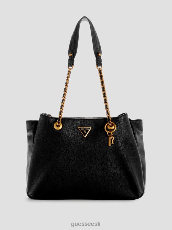 becci tüdruksõbra õlakott must lilletrükk GUESS kotid naised BB4BB3020