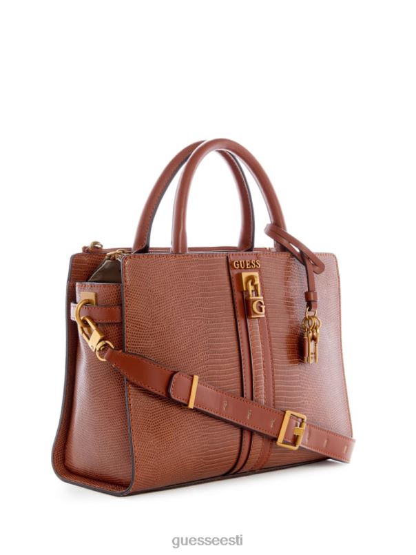 ginevra tekstuuriga eliitühiskonna kott konjak GUESS kotid naised BB4BB2835