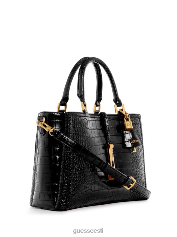 james croc tüdruksõbra kott must lilletrükk GUESS kotid naised BB4BB2826