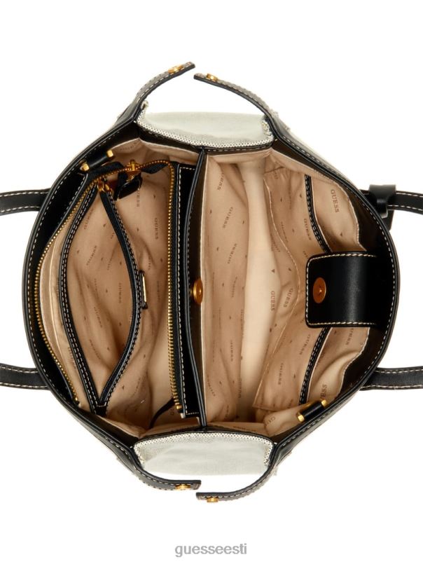 jovie ühiskonna rahakott must lilletrükk GUESS kotid naised BB4BB3261