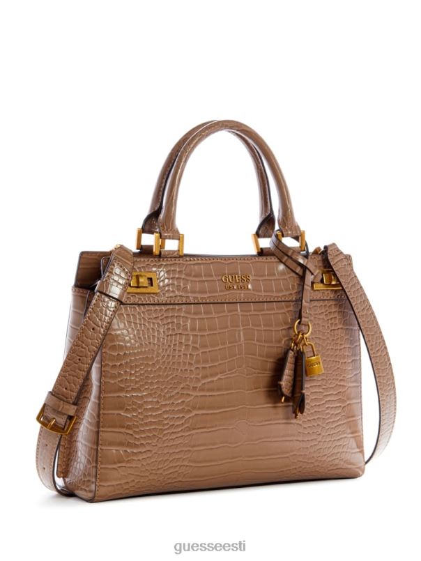 katey krokodilliga reljeefne luksuskott liiliaroheline GUESS kotid naised BB4BB3278