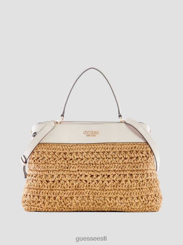 liguria heegeldatud õlgkott valge GUESS kotid naised BB4BB2953