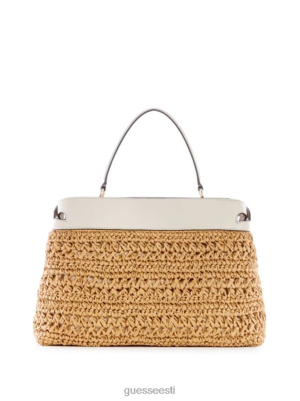 liguria heegeldatud õlgkott valge GUESS kotid naised BB4BB2953