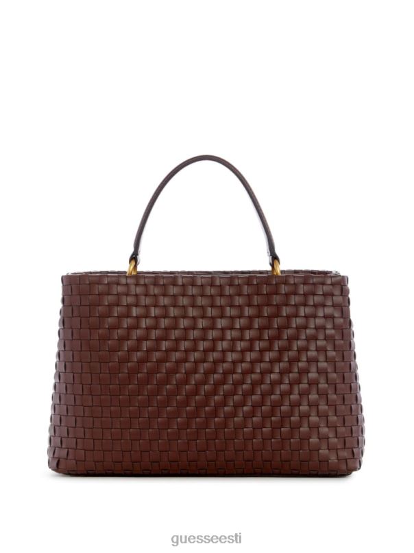 lisbet kootud kott mahagon GUESS kotid naised BB4BB2822