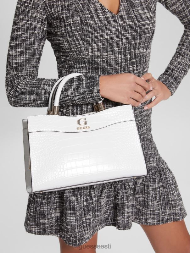 nell Croc tüdruksõbra kott valge multi GUESS kotid naised BB4BB2818