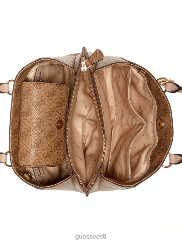 noelle quattro g tüdruksõbra kott latte logo GUESS kotid naised BB4BB2931