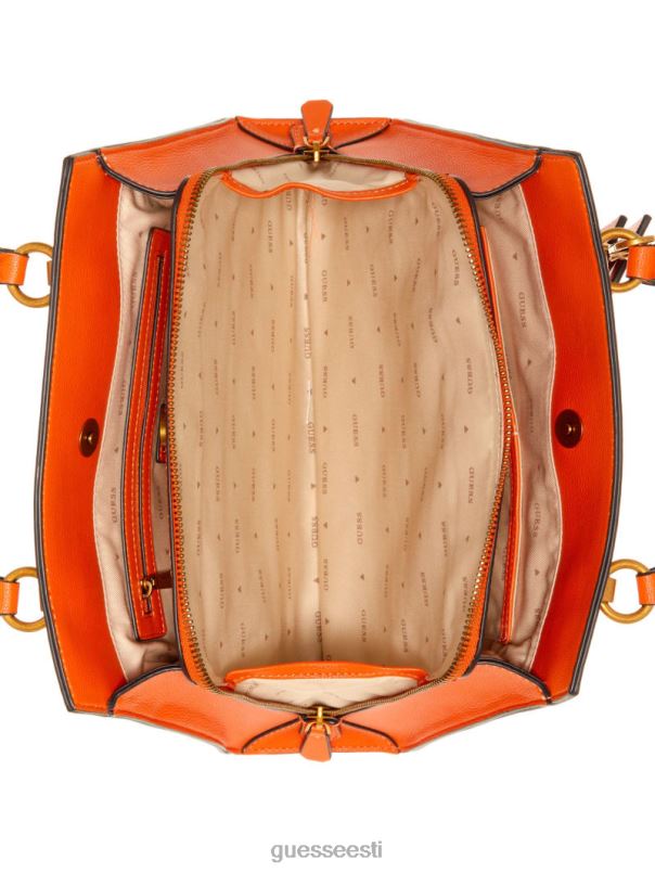 stephi žakaarmadratsi logoga tüdruksõbra kott latte logo/oranž GUESS kotid naised BB4BB2980