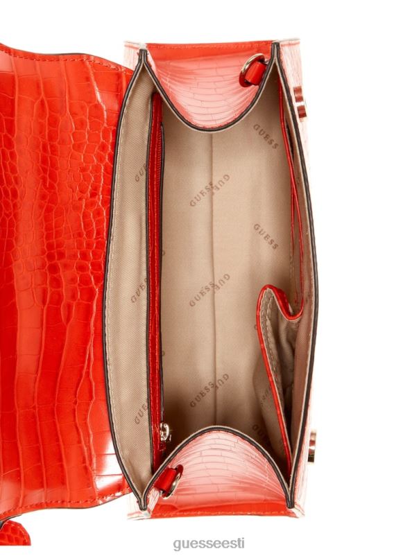 stephi ülemise käepidemega klappkott seepia pruun GUESS kotid naised BB4BB3310