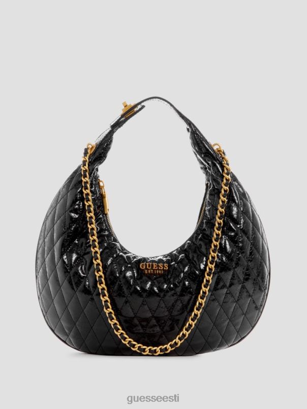 dema tepitud hulkurkott must lilletrükk GUESS kotid naised BB4BB3032