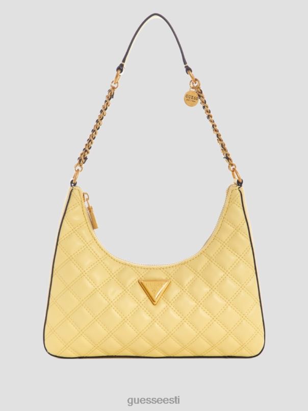 giully top-tõmblukuga õlakott kollane GUESS kotid naised BB4BB3057