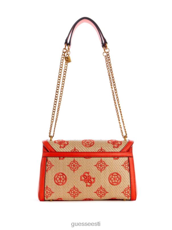 katey klapiga õlakott looduslik/leek GUESS kotid naised BB4BB2995