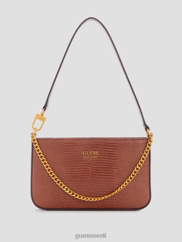 katey mini sisaliku õlakott konjak GUESS kotid naised BB4BB3011