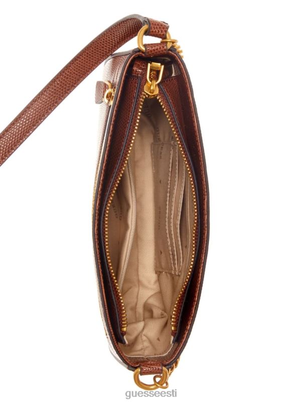 katey mini sisaliku õlakott konjak GUESS kotid naised BB4BB3011