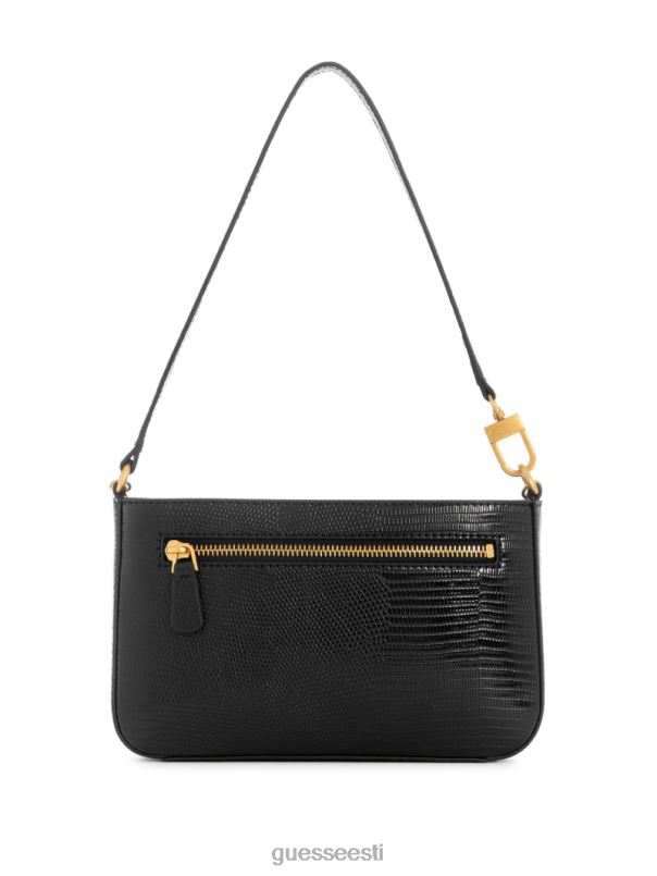 katey mini sisaliku õlakott must lilletrükk GUESS kotid naised BB4BB3013