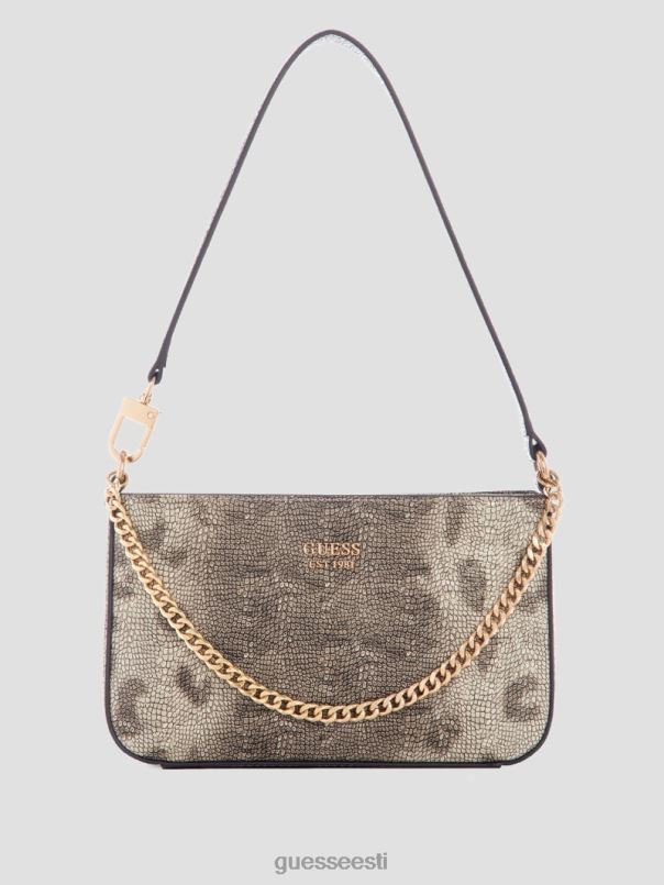 katey python mini top-tõmblukuga õlg mesikaste GUESS kotid naised BB4BB3054