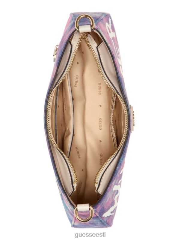 mis iganes graffiti kunsti õlakott denimlipsuvärv GUESS kotid naised BB4BB3048