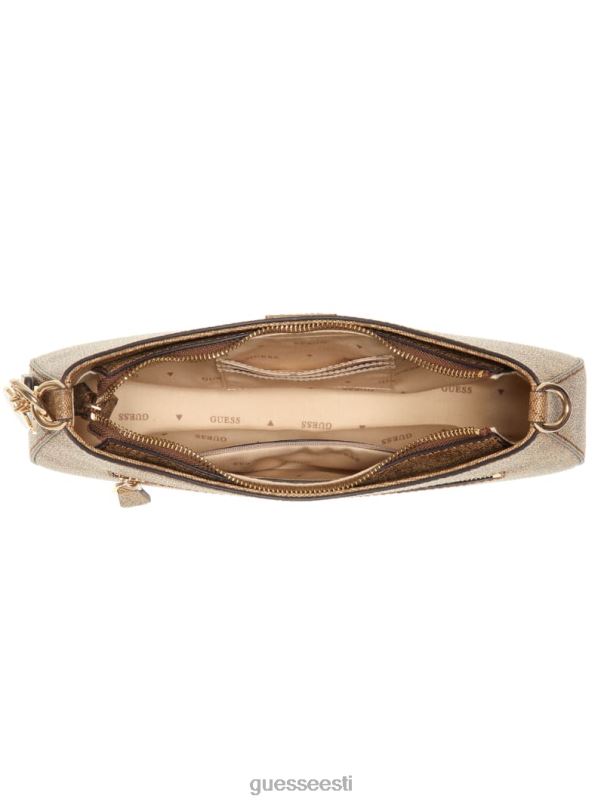 noelle quattro g õlakott latte logo GUESS kotid naised BB4BB3010