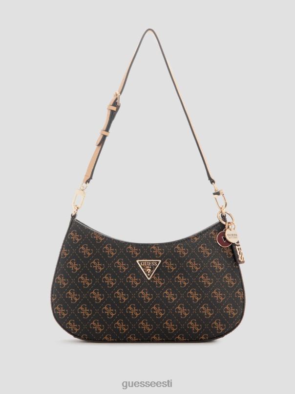 noelle quattro g õlakott pruun multi GUESS kotid naised BB4BB3061