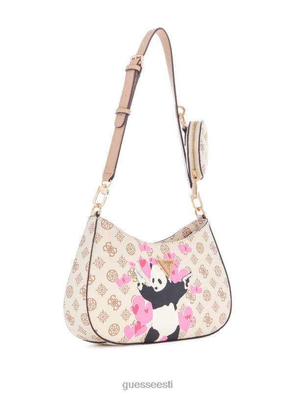 panda graffiti kunsti õlakott laadija pesu GUESS kotid naised BB4BB3055