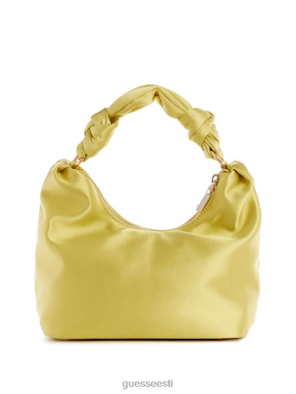 velina satiinist hulkurkott kollane GUESS kotid naised BB4BB3036