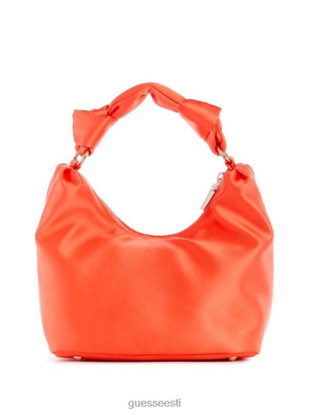 velina satiinist hulkurkott oranž GUESS kotid naised BB4BB3038