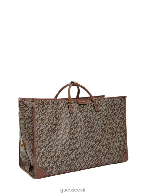 ederlo kott must lilletrükk GUESS kotid naised BB4BB3184