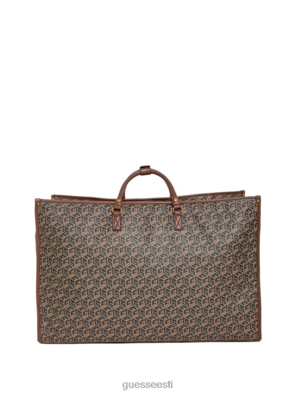 ederlo kott must lilletrükk GUESS kotid naised BB4BB3184