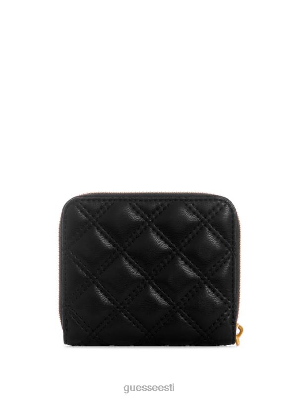 giully väike lukuga rahakott must lilletrükk GUESS kotid naised BB4BB3138