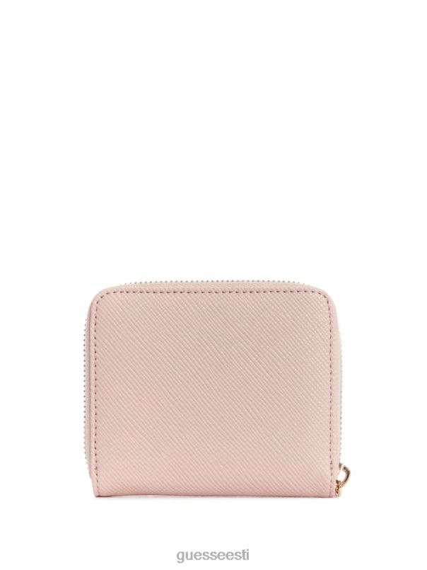 loorberist väike lukuga rahakott hele roos GUESS kotid naised BB4BB3153