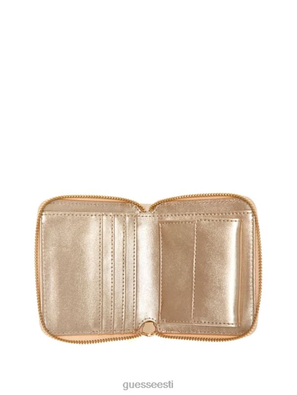 loorberist väike lukuga rahakott kerge konjak GUESS kotid naised BB4BB3154
