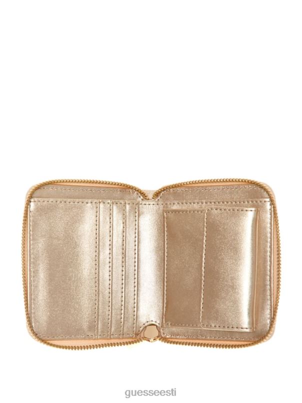 loorberist väike lukuga rahakott konjak GUESS kotid naised BB4BB3161