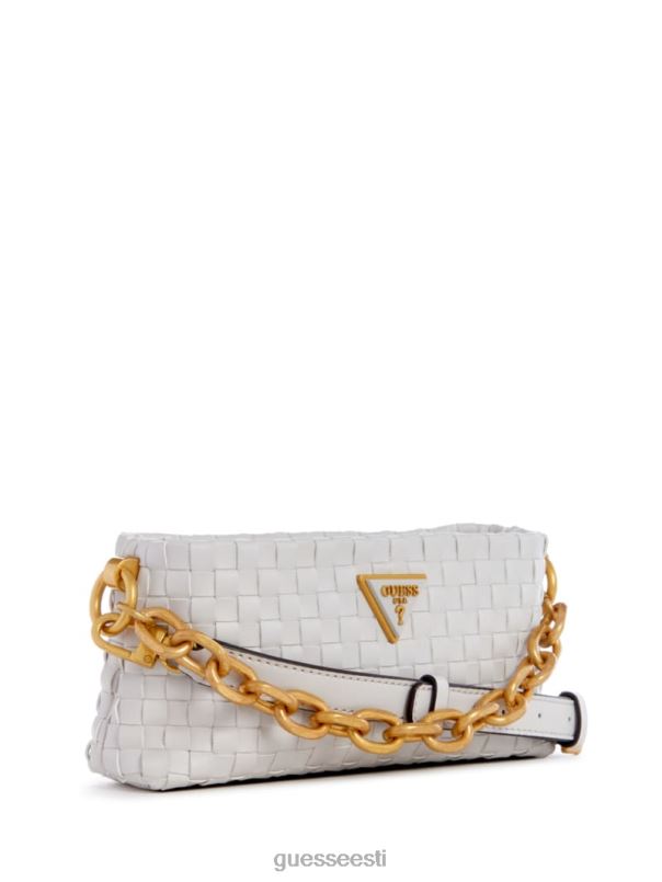 Lisbet kootud mini lukuga ristkorpus valge GUESS kotid naised BB4BB2810