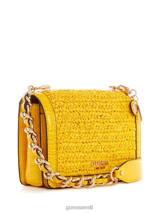 abey põhust crossbody kollane GUESS kotid naised BB4BB2985