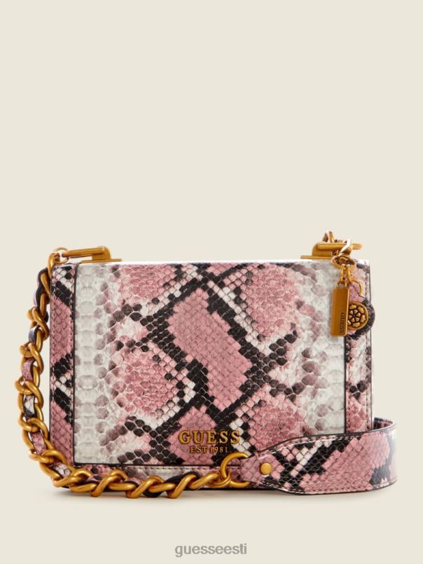 abey python crossbody roosa püüton GUESS kotid naised BB4BB2978