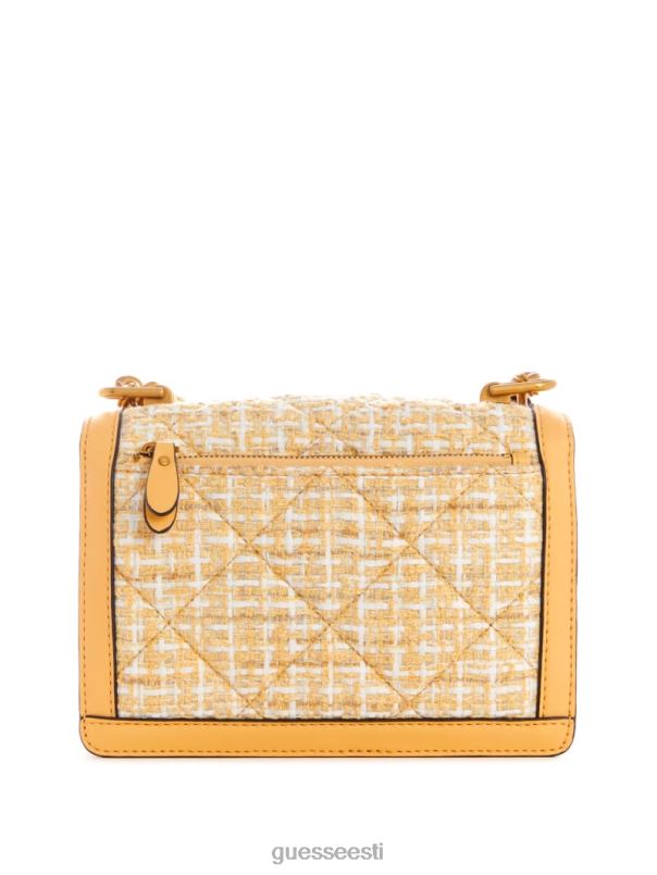 abey tweed crossbody kott hele/pastellkollane GUESS kotid naised BB4BB2989