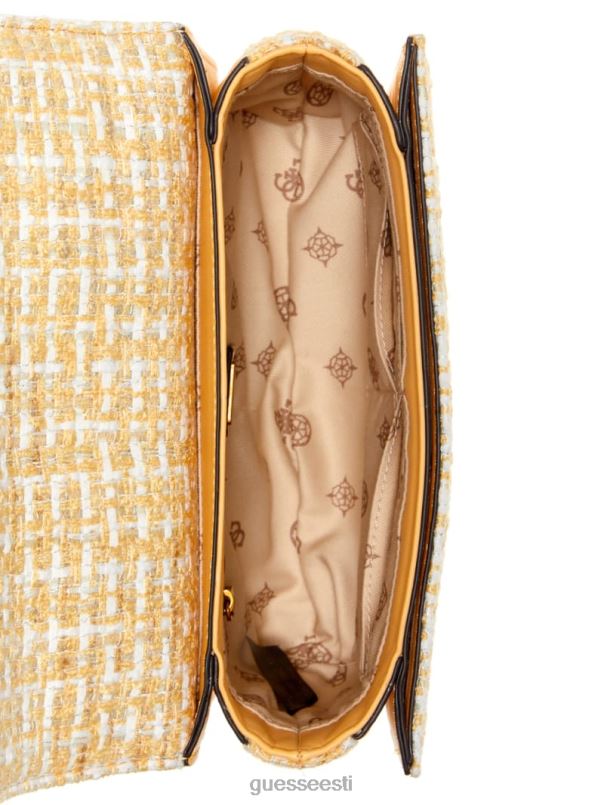 abey tweed crossbody kott hele/pastellkollane GUESS kotid naised BB4BB2989