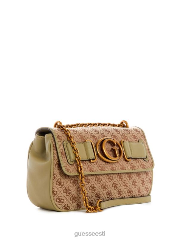 aviana kabriolett ristkerega latte/seladon GUESS kotid naised BB4BB2957