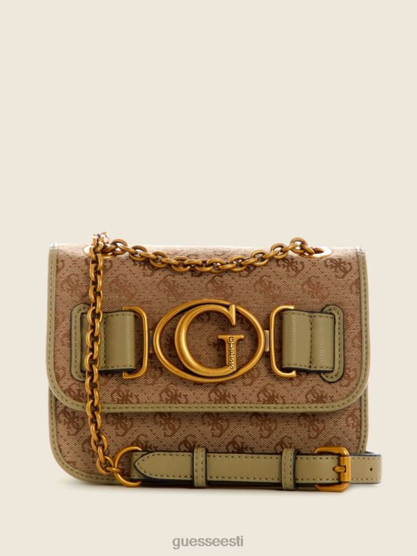 aviana väike kabriolett ristkerega latte/seladon GUESS kotid naised BB4BB2933