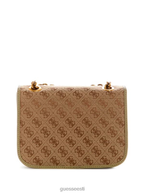 aviana väike kabriolett ristkerega latte/seladon GUESS kotid naised BB4BB2933